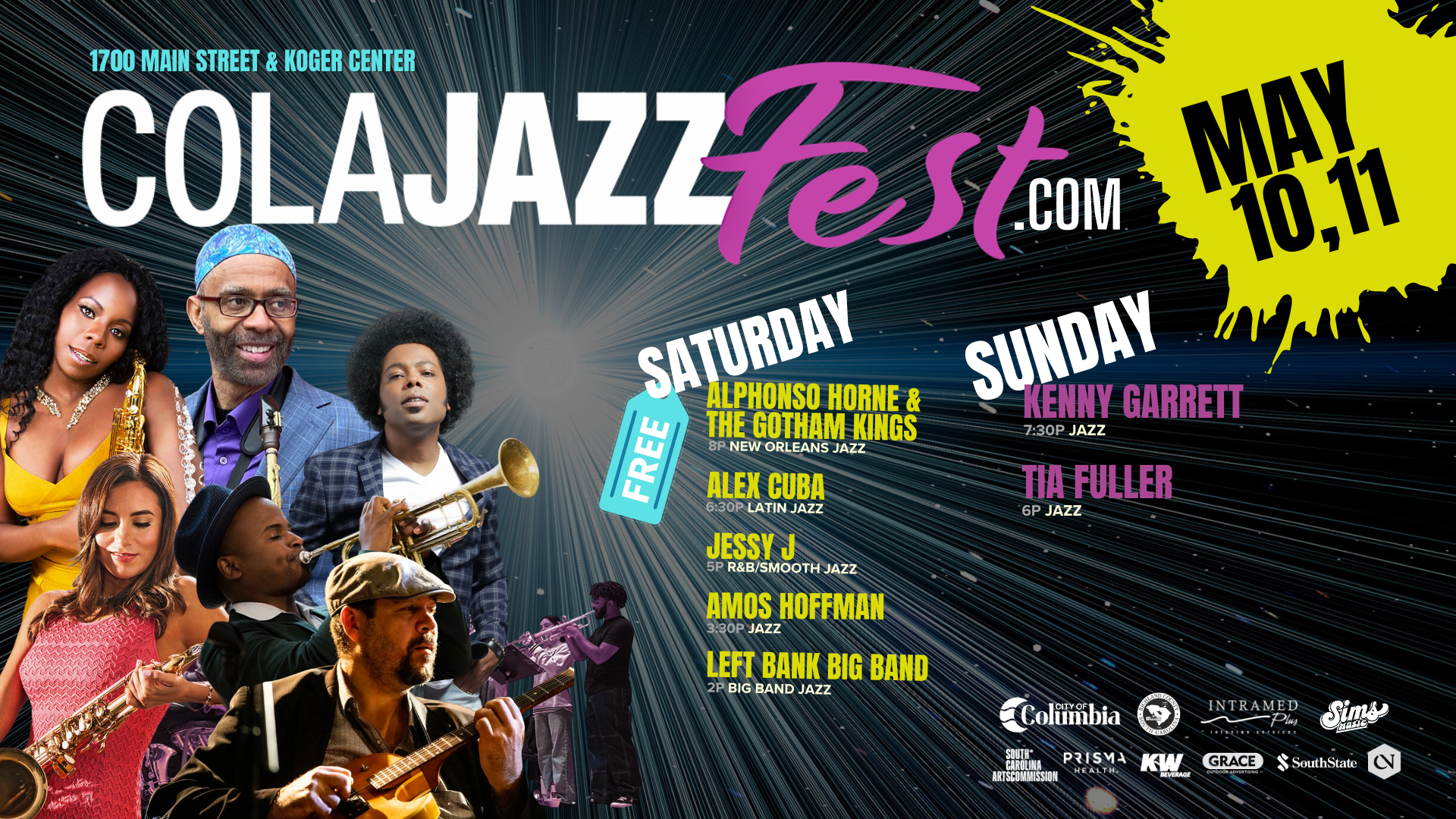 Free and Open Main Street Jazz Fest by ColaJazz — ColaJazz Foundation